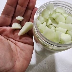 2.2lbs Glow in the dark stones rocks Yellow-Green Yard flower pot vase decor #1